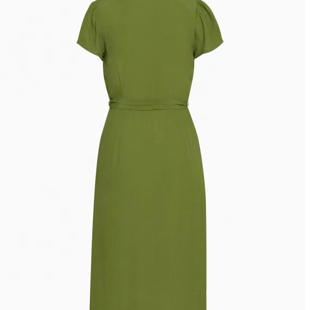 Wilfred Green Button Down Shirt Dress - Picture 7 of 12
